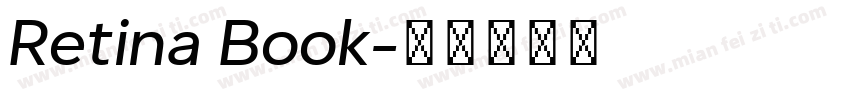 Retina Book字体转换